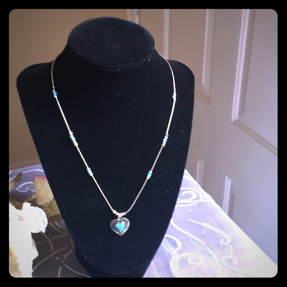 Beautiful silver heart ❤️ necklace ❤️
